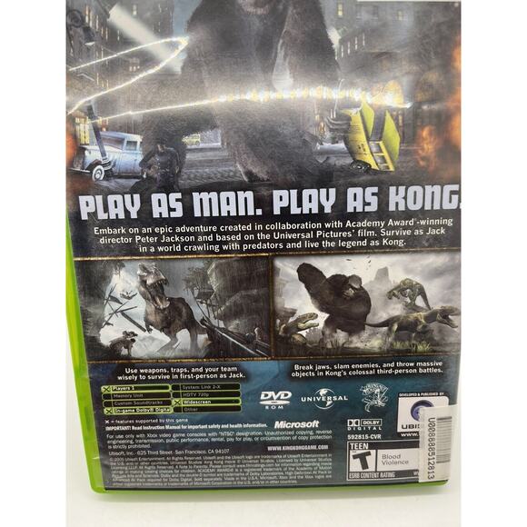 Peter Jacksons King Kong - Microsoft Xbox - Complete - TESTED - Picture 4 of 9